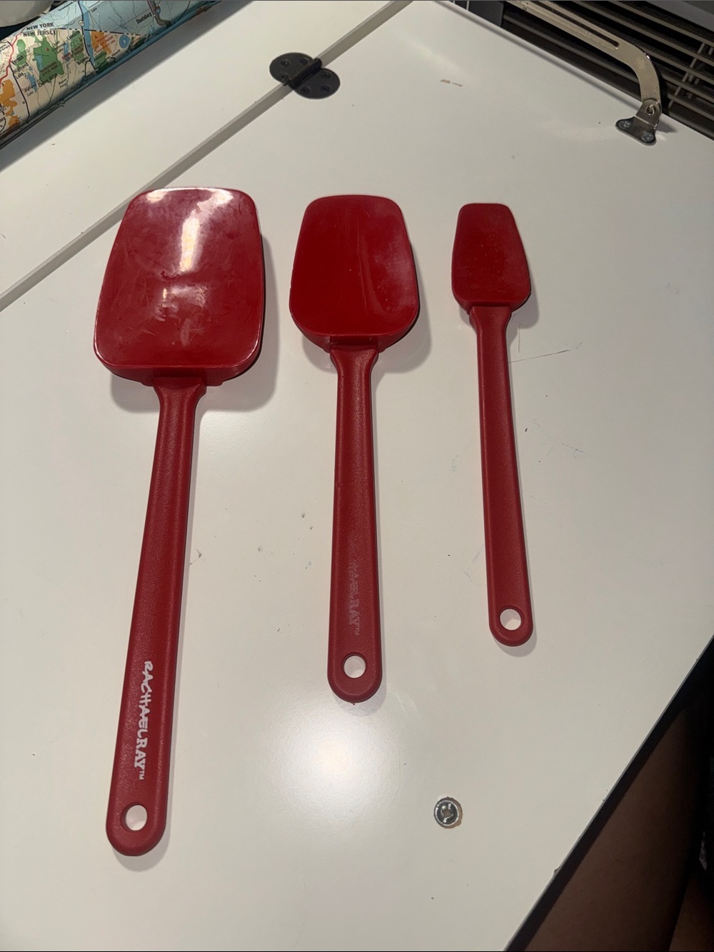 Rachel Ray Red Silicone Spatula Trio
